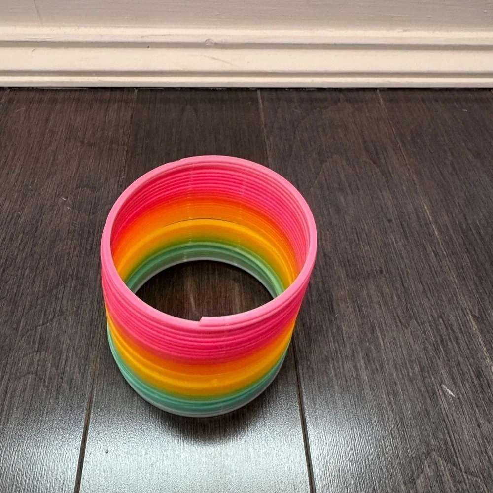 Slinky Colorful Rainbow Spring Toy Girls Boys Toddler
